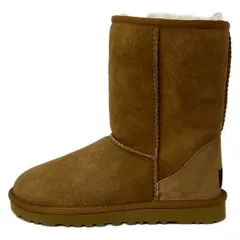 UGG(アグ) ショートブーツ 22 レディース美品  クラシックショート 5825 チェスナット ムートン