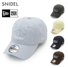 【即納】 スナイデル SNIDEL 帽子 26春夏 【SNIDEL|NEW ERAR】ダブルロゴCAP 刺繍 コラボ ギフト swgh262613