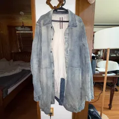 リックオウエンス Rick Owens デニム フェイディング コート ジャケットのサムネイル