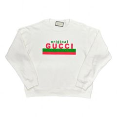 GUCCI グッチ スウェット トップス ロゴ トレーナー original M - メルカリ