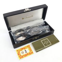 未使用品☆仏蘭西高級銀器クリストフル シュガーレードル スプーン
