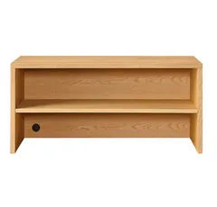【新品】無印良品 スタッキングキャビネット 追加セット オーク 幅82.5cmのサムネイル