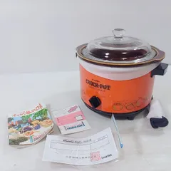 未使用品 昭和レトロ 今西金属 クロックポット 3250 スロークッカー 陶器なべ 1.8L 電気鍋 レシピ本付き imarfelxのサムネイル