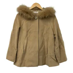 LAISSE PASSE(レッセパッセ) コート サイズ38 M レディース - ベージュ 長袖/フォックス/ファー着脱可/ビジューボタン/冬のサムネイル