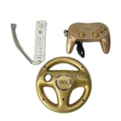 wiiリモコン/ハンドル/ProコンセットNintendo 任天堂 ゲーム周辺機器【中古】【送料無料】のサムネイル