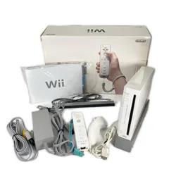 Nintendo wii本体 セットNintendo 任天堂 ゲームハード ホワイト キッズ【中古】【送料無料】のサムネイル