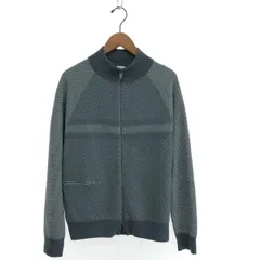 ARMANI COLLEZIONI アルマーニコレッツォーニ 長袖ドライバーズニット サイズ:I50 ウール100％/総柄/ニットジャケット    グレー メンズ / 240001206575のサムネイル