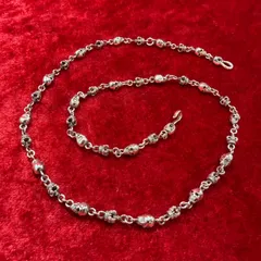 美品 ネックレス  スカルxクラウン  50cmx 29.4g ジャスティンデイビス/Justin Davisのサムネイル