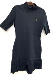 【サイズL 】美品 St.ANDREWS ゴルフ ワンピース ブラック 美品 St ANDREWSセントアンドリュース 半袖ワンピース ゴルフウェア 黒