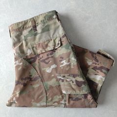 米軍 実物 エアクルー パンツ アラミド防炎 マルチカム M－S タグ