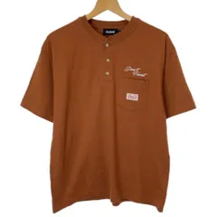 【中古】　X-LARGE　Tシャツ　半袖　トップス　ヘンリーネック　ワンポイント　ストリート　古着　/1580