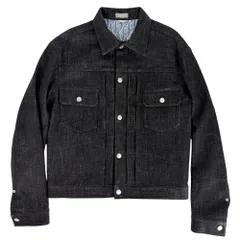 在庫一掃 ディオール デニムジャケット メンズ オブリーク アウター アパレル 服 Dior 48 013D480D236X ブラック 黒 シルバー金具 コットン  ポリエステル  ポリウレタン  春 秋 美品【中古品】のサムネイル