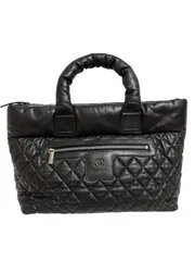 CHANEL　シャネル　コココクーン　ソフトキャビアスキン　ブラック　レザー　13番台　トートバッグ【LVU25011538】のサムネイル