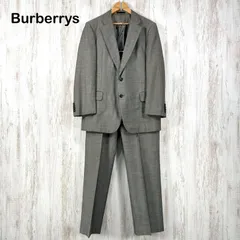 90s Burberrys ヴィンテージ バーバリーズ ウール モヘア リネン シングルジャケット パンツセットアップ グレー メンズスーツのサムネイル