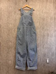 70’s　アメリカ製　Lee/リー　ヒッコリーストライプ　デニムオーバーオール