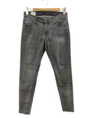 Big John ブラックデニムパンツ キャロットレッグ 31 未裾上げ メンズ 