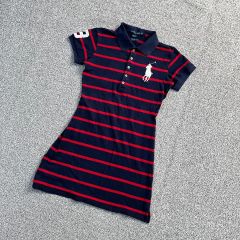 美品✨】ポロラルフローレン ビッグポニー ワンピース ネイビー S