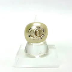 ◆CHANEL◆シャネル ココマーク リング ホワイト ◆◆のサムネイル