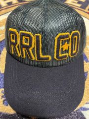 RRL レザーツバ ドッグパッチ付きキャップ - メルカリ