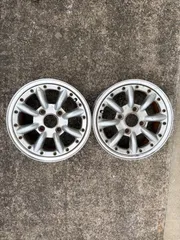 ワタナベ　RS-8  14インチホイール　PCD114.3 4H 14×6J OFF+40  2本セットのサムネイル