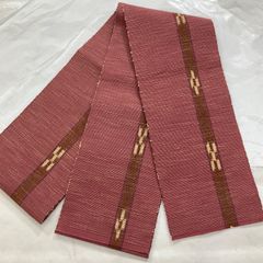 ちゃこちゃこ沖縄伝統工芸手織　八重山ミンサー織　半幅帯 ちゃこちゃこ様専用沖縄伝統工芸手織 八重山ミンサー織 半幅帯 - メルカリ