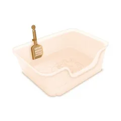 (まとめ) 獣医師開発 ニオイをとる砂専用 猫トイレ 1個 (猫用 ペット用品) 〔×3セット〕のサムネイル
