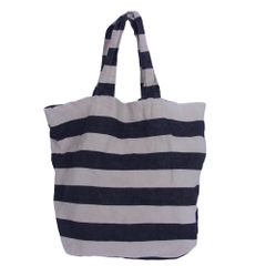 abeille トートバッグ ブラック ボーダー 帆布 みつばちトート | Mercari