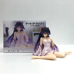 中古 夜刀神十香～ナイトウェアver.～DesktopCuteフィギュア「デート・ア・ライブV」