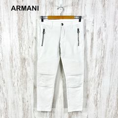 新品65%OFF アルマーニエクスチェンジ デニムショートパンツ 31 白