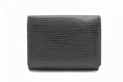 ルイ ヴィトン エピ アンヴェロップ カルト ドゥ ヴィジット 旧型 カードケース 名刺入れ M60652 レザー ブラック Louis Vuitton 6780kのサムネイル