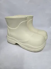 TraditionalWeatherwear トラディショナル ウェザーウェア ショート レインブーツ アイボリー US4 5のサムネイル