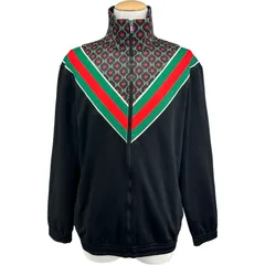 グッチ GUCCI GGスター総柄トラックジャケット 575734 ブラック ポリエステル メンズ その他アウターのサムネイル