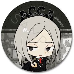 [중고] 배지·빈즈 D(그로슈러) 가죽 배지(원형) [ACCA13구 감찰과]