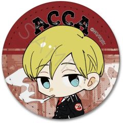 [중고] 배지·빈즈 A(진) 가죽 배지(원형) [ACCA13구 감찰과]
