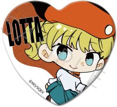 [중고] 배지·빈즈 B(로타) 하트형 캔 배지 [ACCA13구 감찰과]