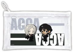 [중고] 가방 디자인 E 플랫 클리어 파우치 [ACCA13 구 감찰과]