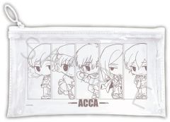 [중고] 가방 디자인 B 플랫 클리어 파우치 [ACCA13 구 감찰과]