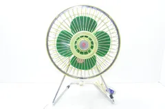 【送料無料】 昭和レトロ MORITA モリタ DF-20G 卓上扇風機 20cm グリーン 羽根 日本製のサムネイル