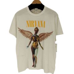 c*r様 美品 ニルヴァーナ In Utero Tシャツ 白 XL 2016 g - メルカリ