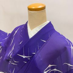 値下げ交渉OK！夏物 ポリエステル 絽 洗える 小紋 F524 - メルカリ