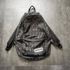 OUTDOOR PRODUCTS Backpack Black Gray Nordic Star Pattern Rucksack Daypack アウトドアプロダクツ リュックサック バックパック ブラック×グレー  星・ノルディック柄のサムネイル