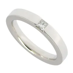HARRY WINSTON ハリーウィンストン プリンセスカット 1P ダイヤ リング Pt950 プラチナ ダイヤモンド 6.5号 指輪 6.1g アクセサリー レディース 送料無料 241100106682 ★のサムネイル