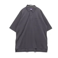【中古A】サイズ XL ザノースフェイスパープルレーベル THE NORTH FACE PURPLE LABEL 2025SS モスステッチフィールドビッグポロ N25SH091 チャコール メンズのサムネイル