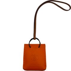 エルメス HERMES チャーム サック オランジュ フー ゴールド フー レ