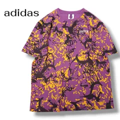 美品 アディダス 　adidas アドベンチャー  アーカイブプリント Tシャツ L　クルーネック