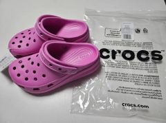 人気 クロックス メガクラッシュ 厚底 サンダル ピンク w7 y2k ギャル