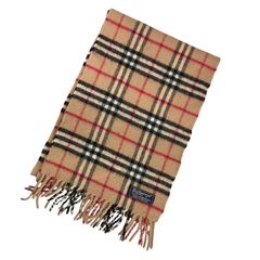 Burberrys カシミヤ100% マフラー チェック柄 - メルカリ