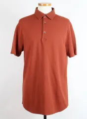 ロロ・ピアーナ ブラウン レガッタ PK 半袖 Tシャツ L(100)のサムネイル