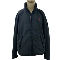 186000 現状品 POLO RALPH LAUREN ポロ・ラルフローレン ワンポイント刺　フルジップナイロンジャケットのサムネイル