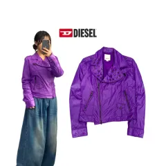 DIESEL バイカー U 光沢 PURPLE パープル ウィンドブレーカー ジャケットのサムネイル